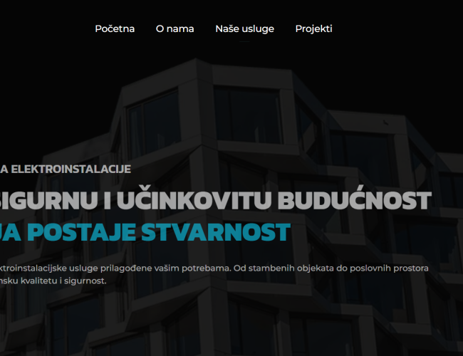 Modern homepage design for Nimax, featuring a sleek layout and engaging visuals